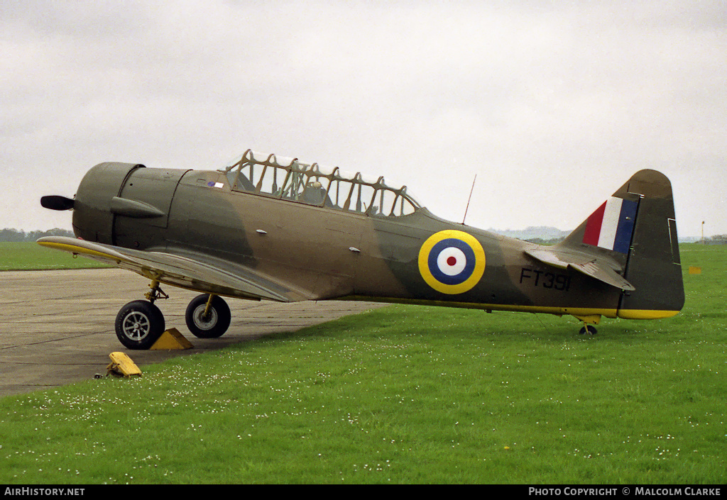 Aircraft Photo of G-AZBN / FT391 | North American AT-16 Harvard IIB | UK - Air Force | AirHistory.net #100726