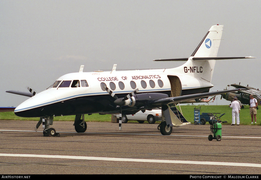 Aircraft Photo of G-NFLC | Handley Page HP-137 Jetstream 1 | Cranfield College of Aeronautics | AirHistory.net #100744