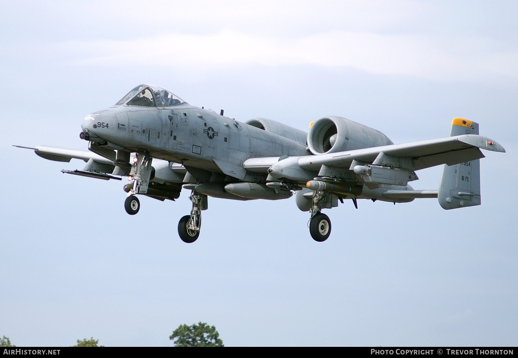 Aircraft Photo of 81-0954 / AF81-954 | Fairchild OA-10A Thunderbolt II | USA - Air Force | AirHistory.net #100745