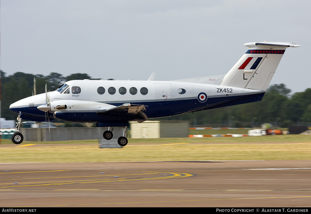 Aircraft Photo of ZK452 | Raytheon B200 King Air | UK - Air Force | AirHistory.net #100766