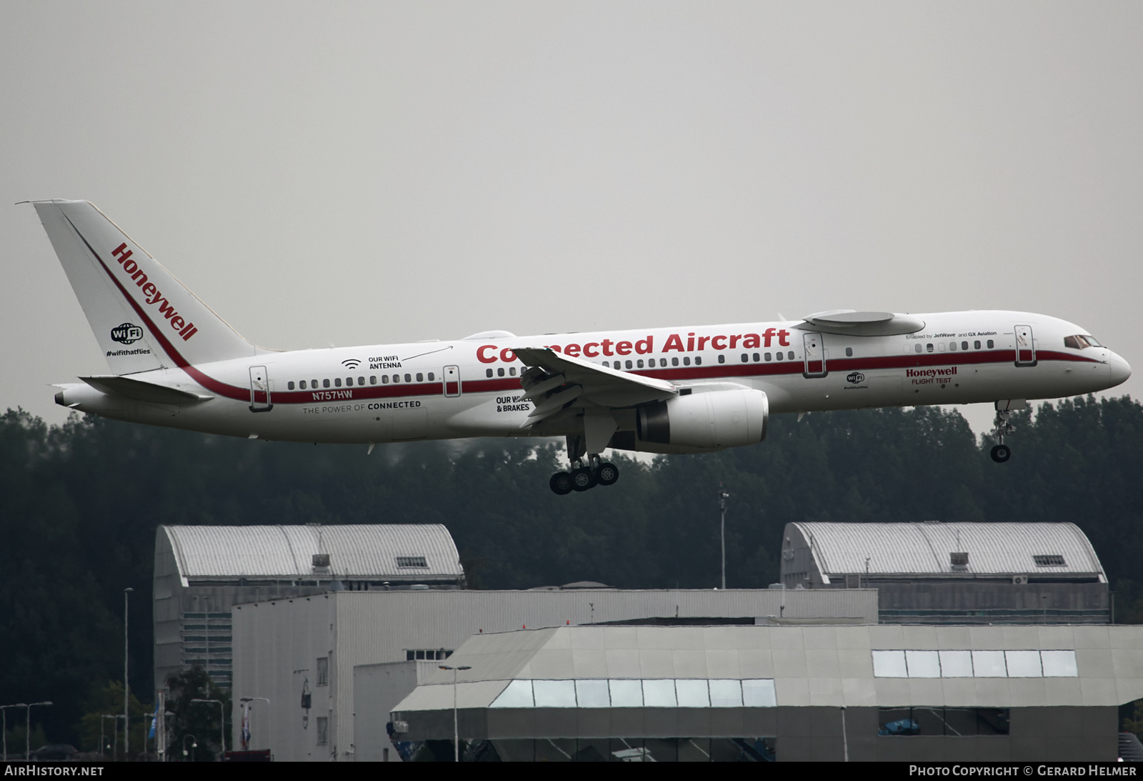 Aircraft Photo of N757HW | Boeing 757-225 | Honeywell Flight Test | AirHistory.net #100779