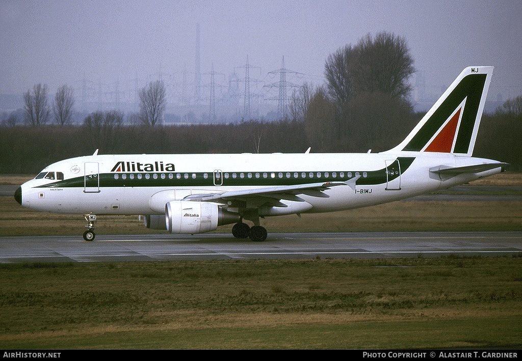 Aircraft Photo of I-BIMJ | Airbus A319-112 | Alitalia | AirHistory.net #100788
