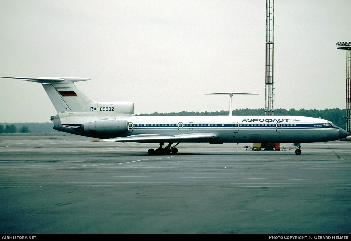 Aircraft Photo of RA-85502 | Tupolev Tu-154B-2 | Aeroflot | AirHistory.net #100792