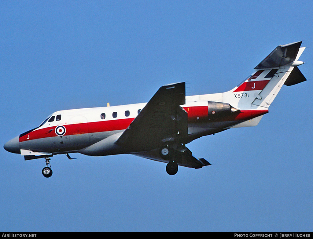 Aircraft Photo of XS731 | Hawker Siddeley HS-125-2 Dominie T1 | UK - Air Force | AirHistory.net #100803