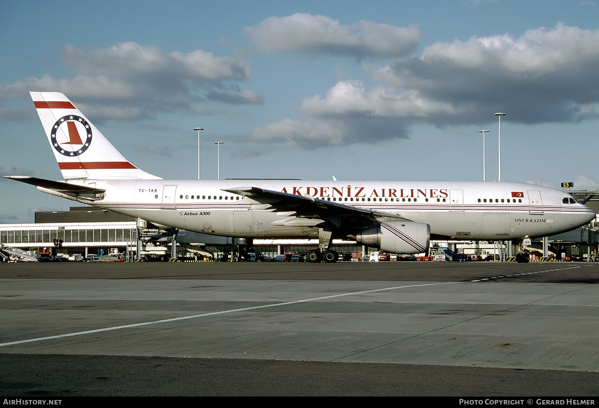 Aircraft Photo of TC-TKB | Airbus A300B4-103 | Akdeniz Airlines | AirHistory.net #100805