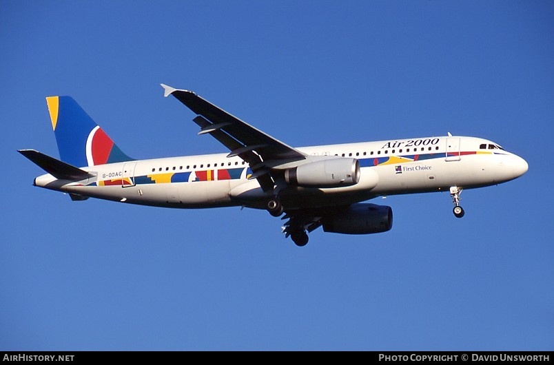 Aircraft Photo of G-OOAC | Airbus A320-231 | Air 2000 | AirHistory.net #100834