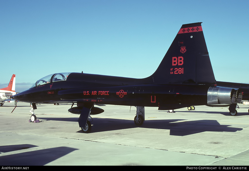 Aircraft Photo of 64-13281 / AF64-281 | Northrop T-38A Talon | USA - Air Force | AirHistory.net #100838