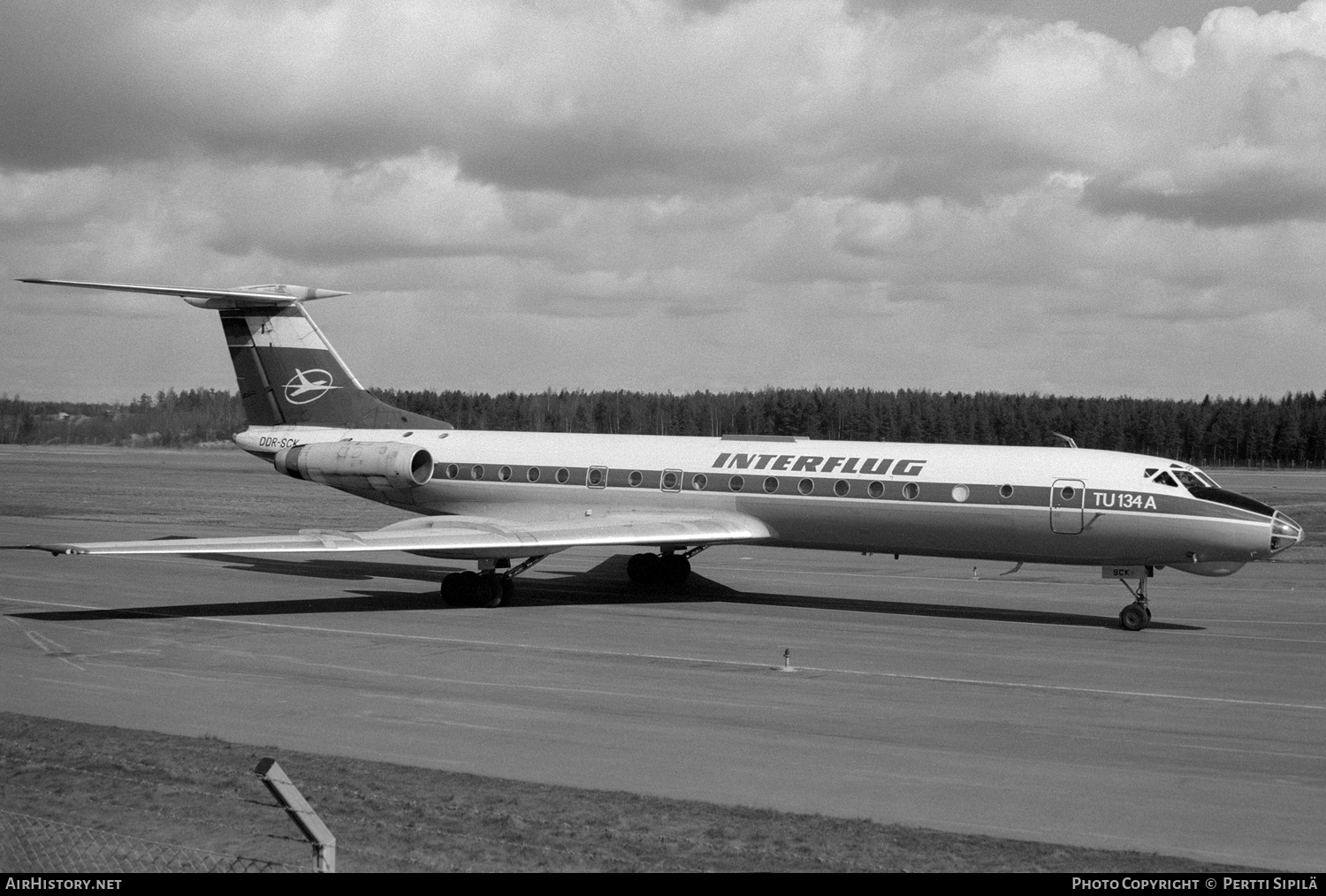 Aircraft Photo of DDR-SCK | Tupolev Tu-134AK | Interflug | AirHistory.net #100856