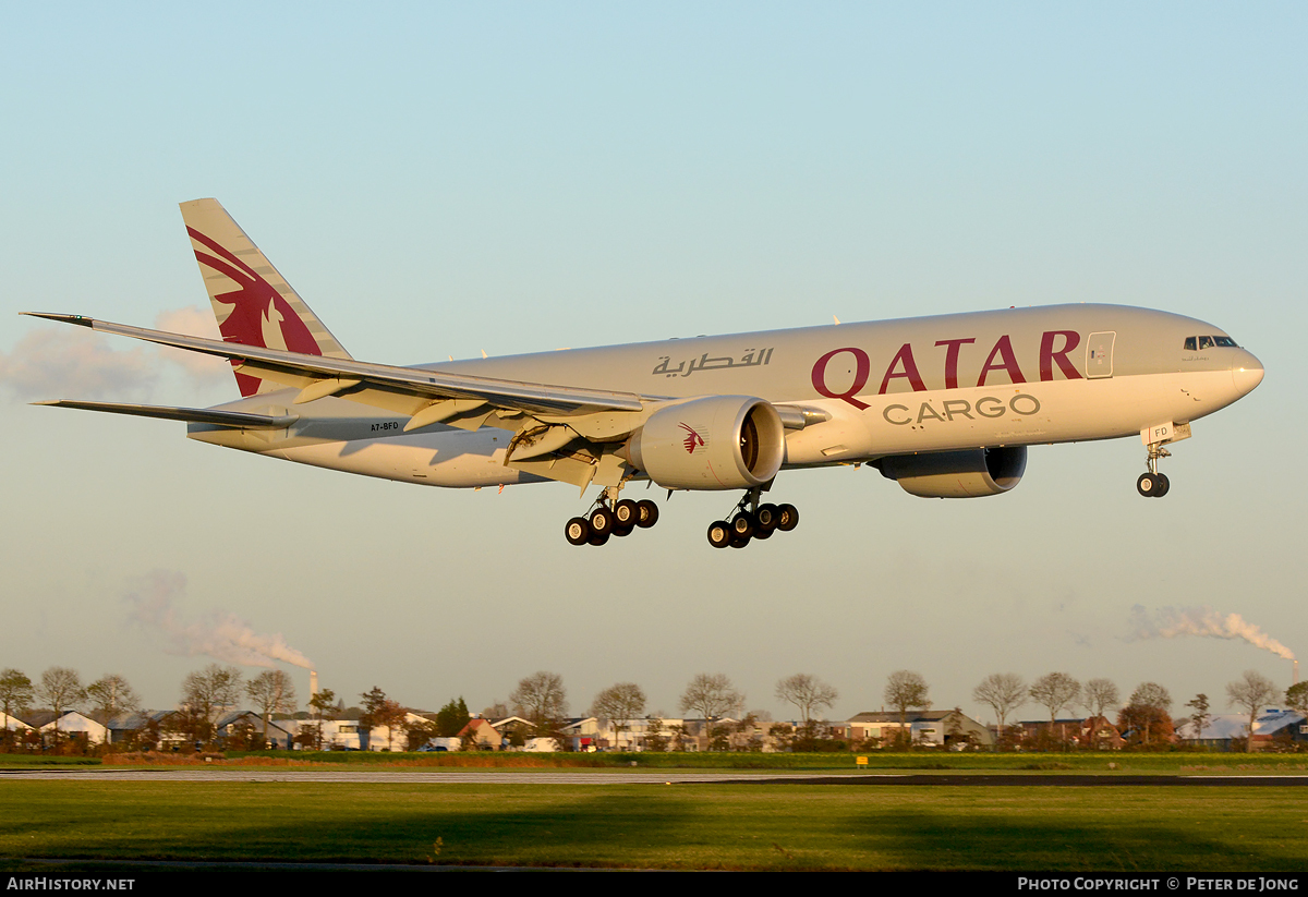 Aircraft Photo of A7-BFD | Boeing 777-FDZ | Qatar Airways Cargo | AirHistory.net #100860