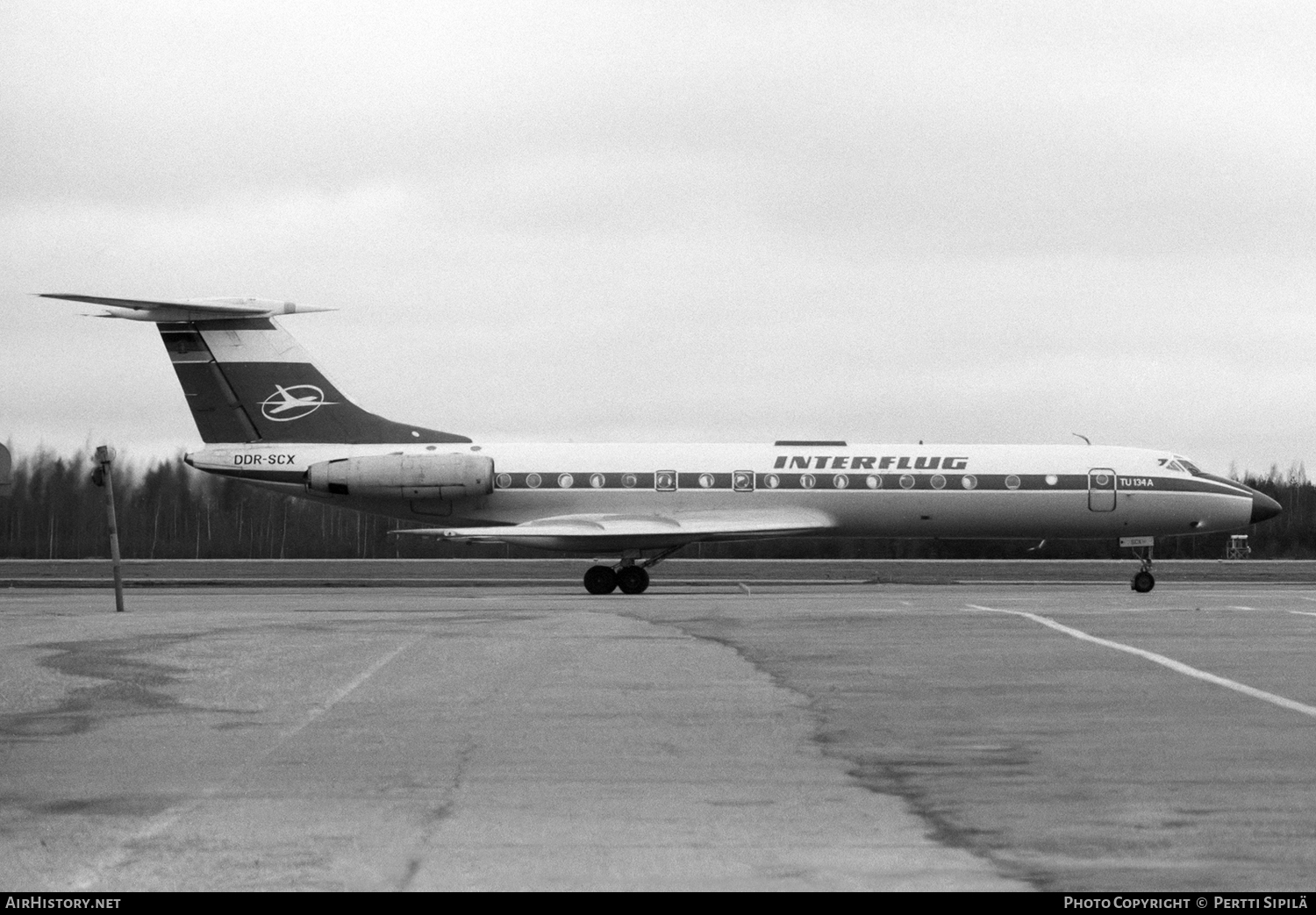 Aircraft Photo of DDR-SCX | Tupolev Tu-134A | Interflug | AirHistory.net #100861