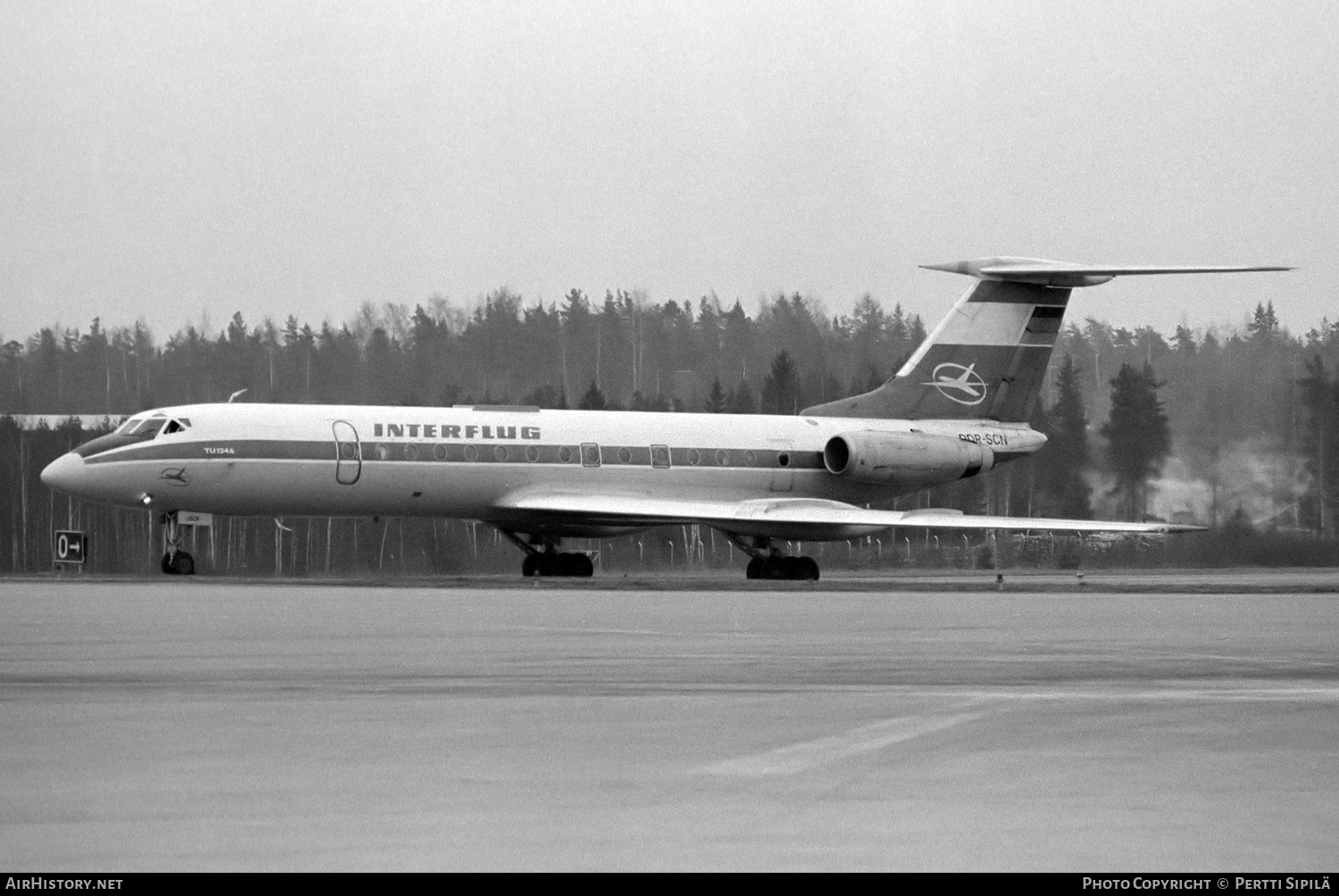 Aircraft Photo of DDR-SCN | Tupolev Tu-134AK | Interflug | AirHistory.net #100867
