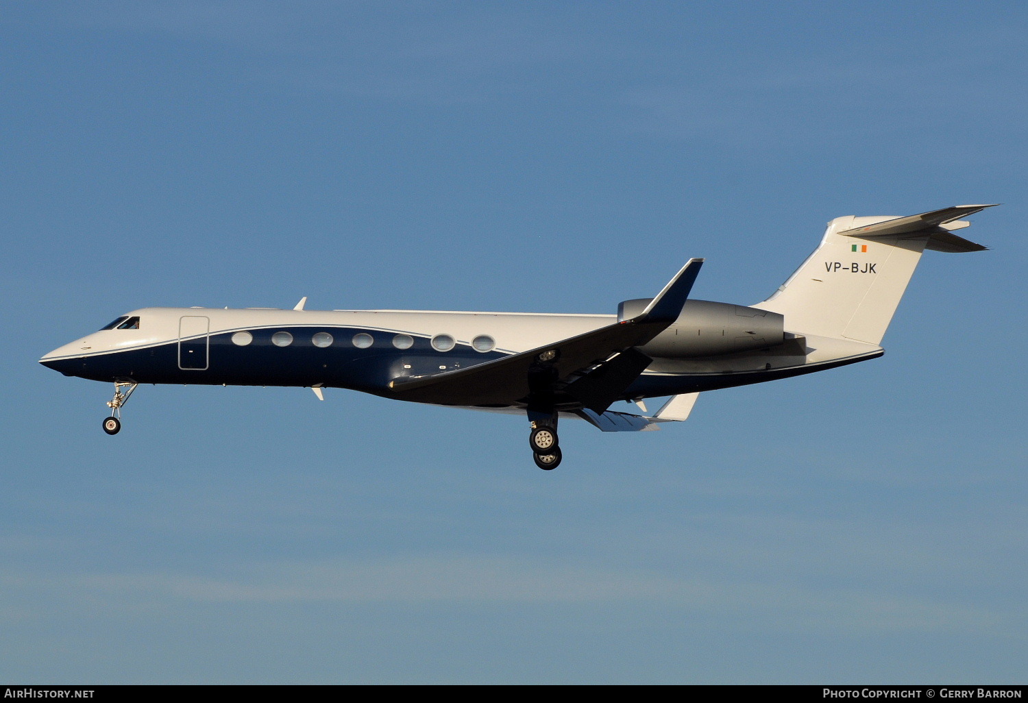 Aircraft Photo of VP-BJK | Gulfstream Aerospace G-V-SP Gulfstream G550 | AirHistory.net #100879