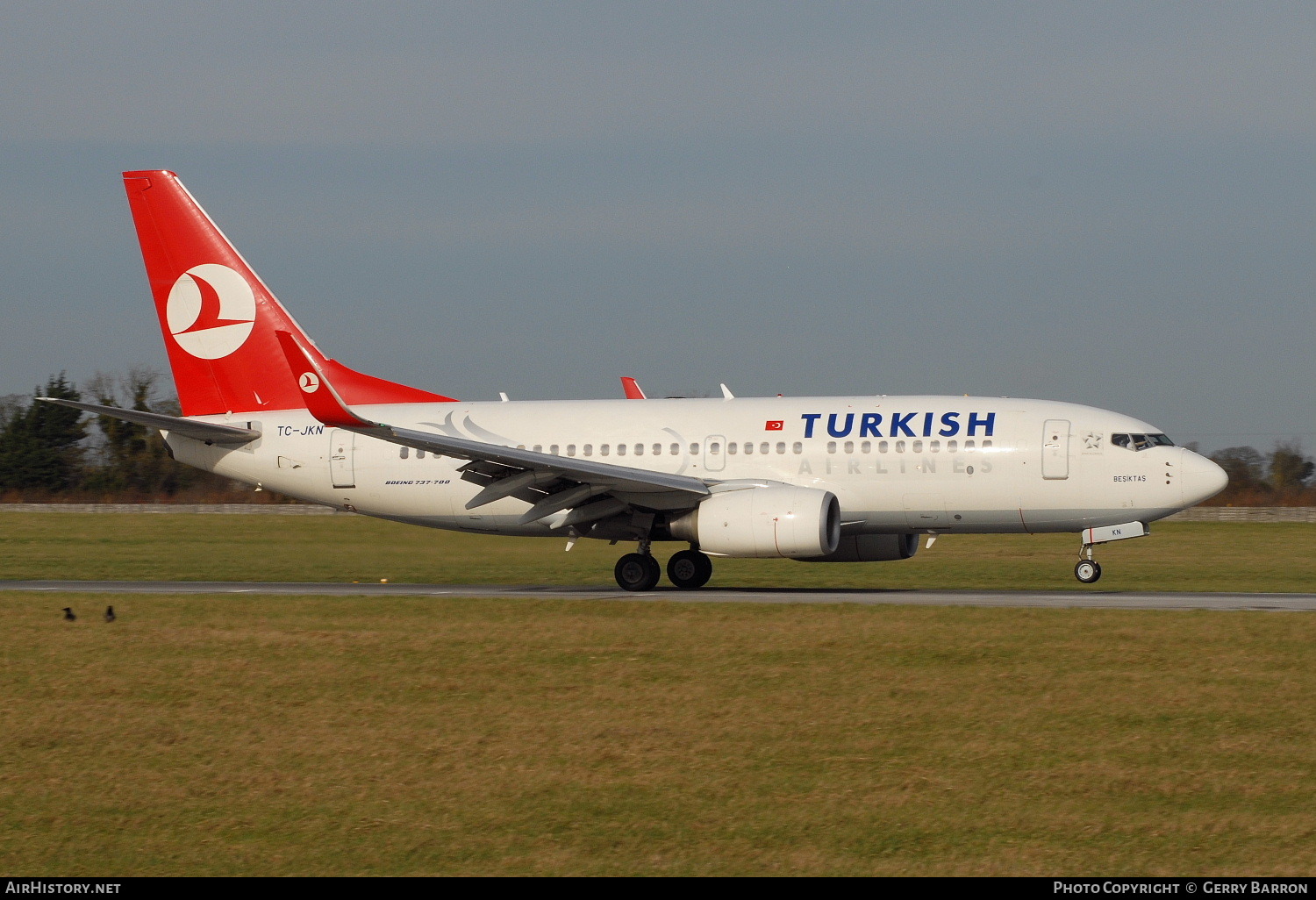 Aircraft Photo of TC-JKN | Boeing 737-752 | Turkish Airlines | AirHistory.net #100889