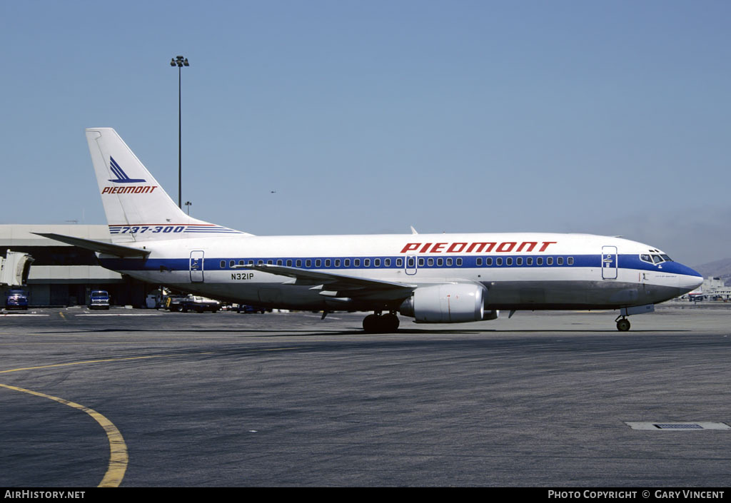 Aircraft Photo of N321P | Boeing 737-301 | Piedmont Airlines | AirHistory.net #100892