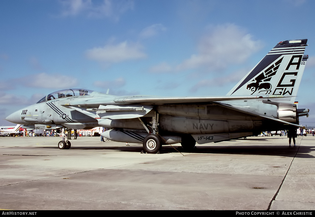 Aircraft Photo of 162921 | Grumman F-14B Tomcat | USA - Navy | AirHistory.net #100898