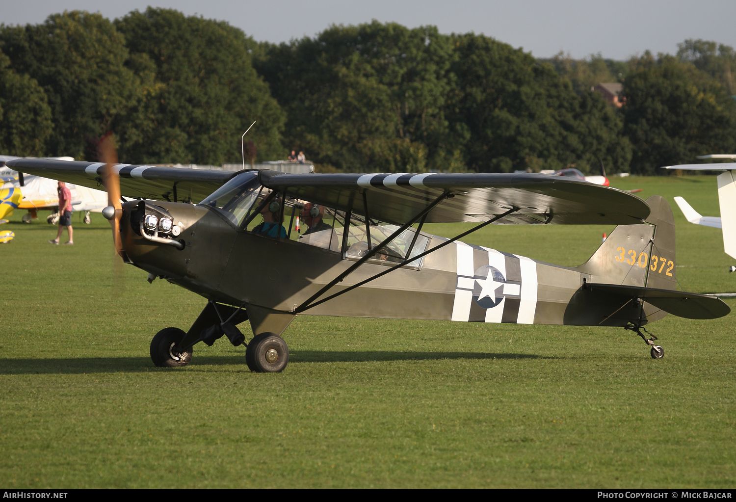 Aircraft Photo of G-AISX / 330372 | Piper L-4H(90) Cub (J-3C-90) | USA - Air Force | AirHistory.net #100919