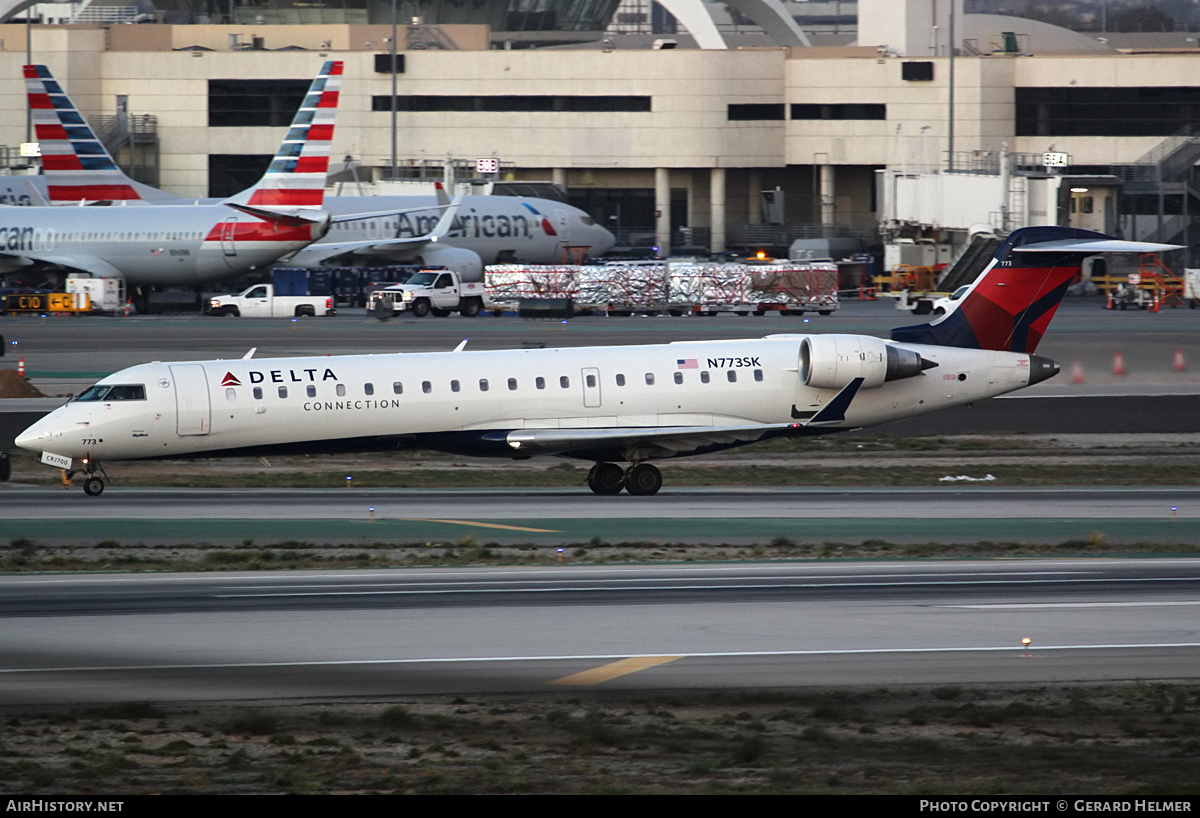Aircraft Photo of N773SK | Bombardier CRJ-701ER (CL-600-2C10) | Delta Connection | AirHistory.net #100923