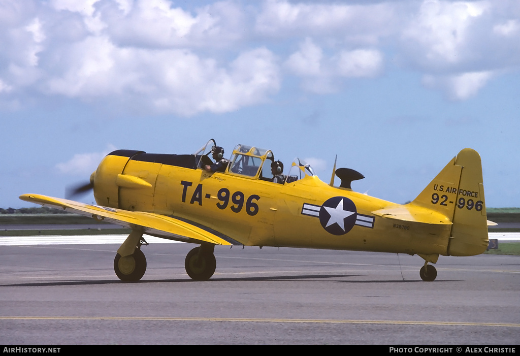 Aircraft Photo of N2879G / 92-996 | North American T-6G Texan | USA - Air Force | AirHistory.net #100939