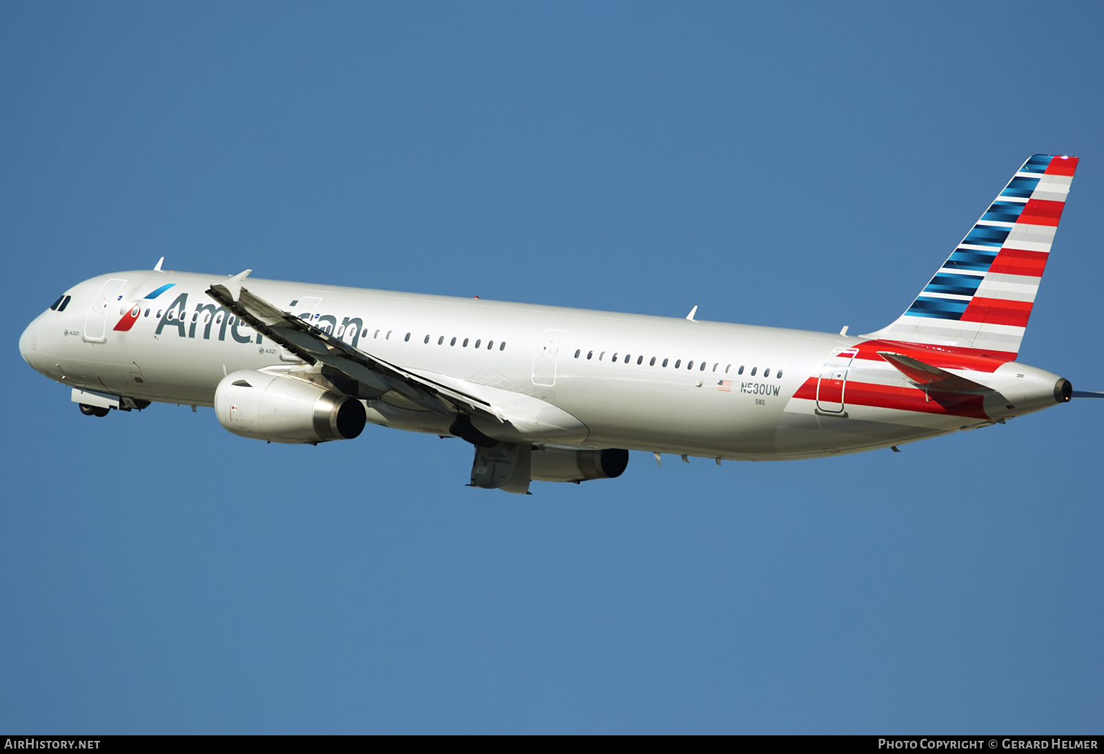 Aircraft Photo of N580UW | Airbus A321-231 | American Airlines | AirHistory.net #100947