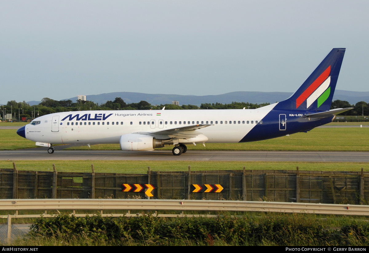 Aircraft Photo of HA-LOU | Boeing 737-8Q8 | Malév - Hungarian Airlines | AirHistory.net #100995