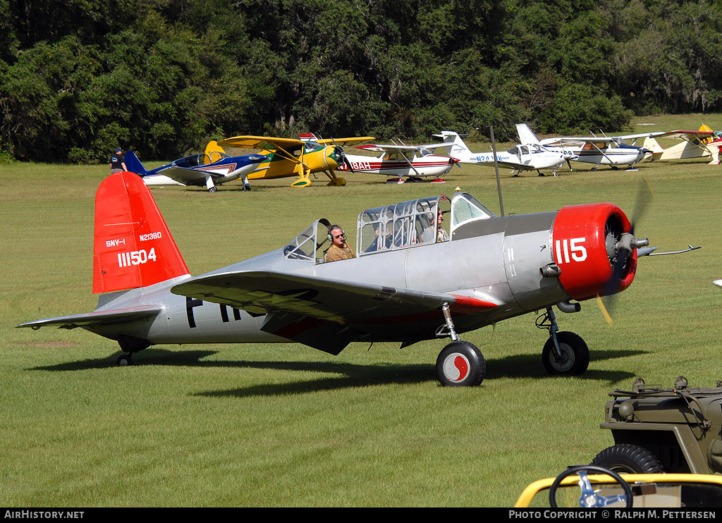 Aircraft Photo of N213BD / 111504 | Vultee BT-13A Valiant | USA - Air Force | AirHistory.net #101000