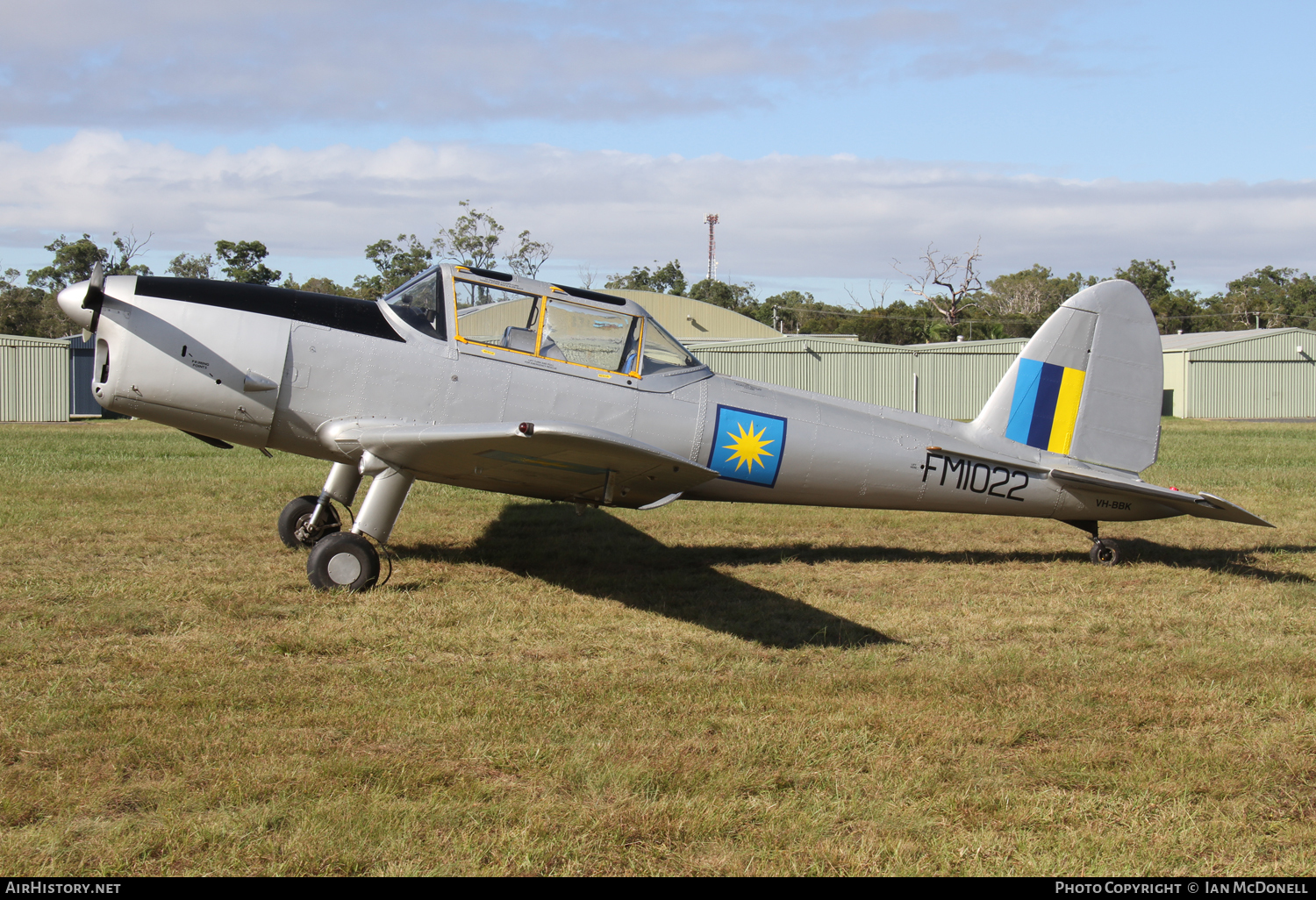 Aircraft Photo of VH-BBK / FM1022 | De Havilland DHC-1 Chipmunk Mk22 | Malaysia - Air Force | AirHistory.net #101030