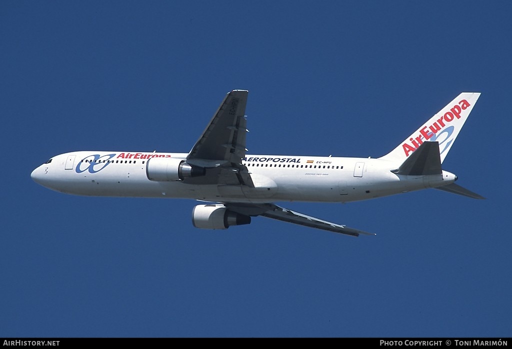 Aircraft Photo of EC-HPU | Boeing 767-3Q8/ER | Air Europa | AirHistory.net #101038