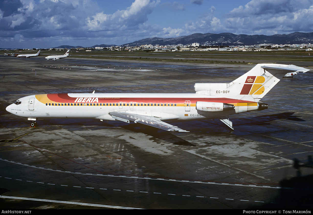 Aircraft Photo of EC-DDY | Boeing 727-256/Adv | Iberia | AirHistory.net #101047
