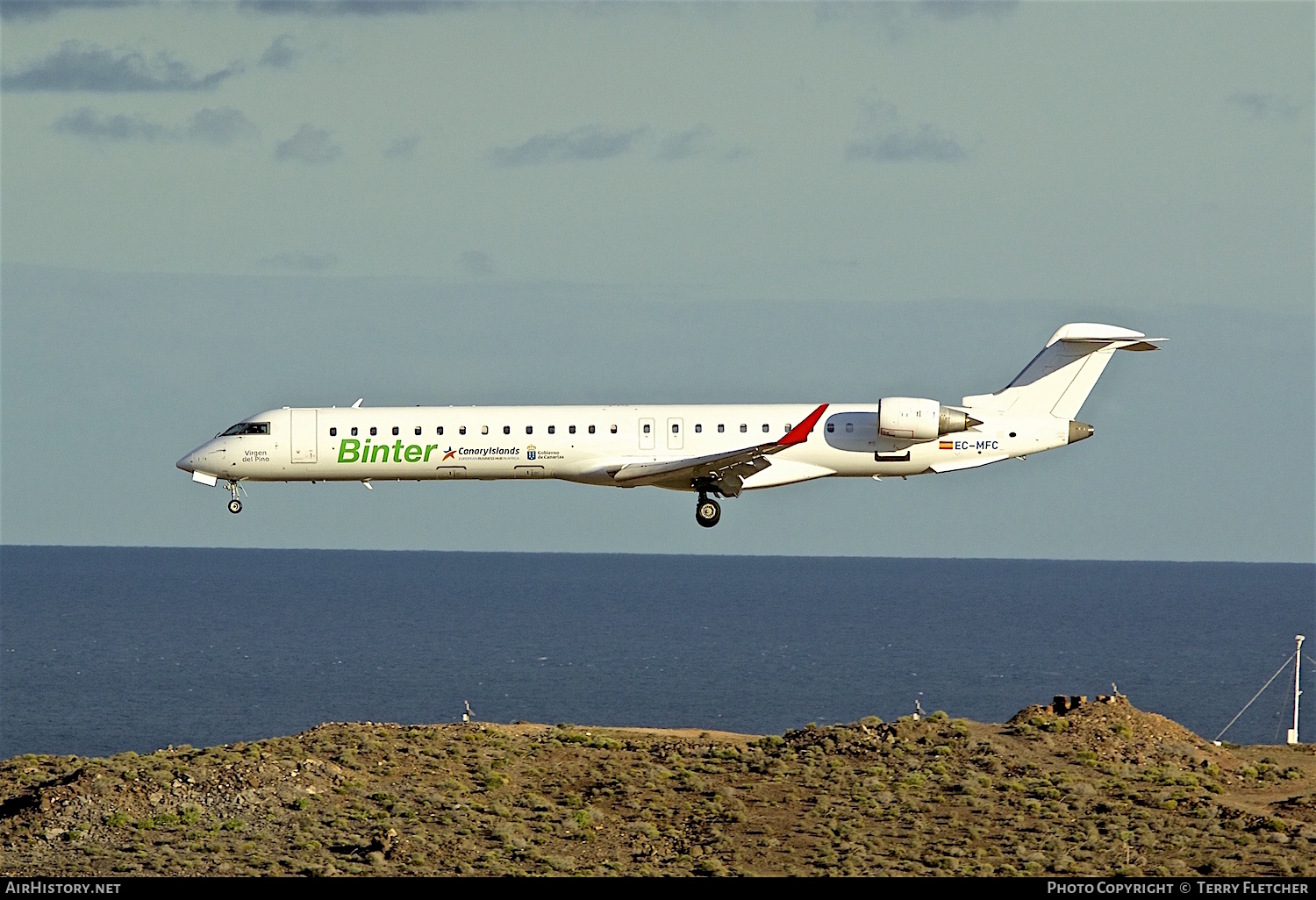 Aircraft Photo of EC-MFC | Bombardier CRJ-900 (CL-600-2D24) | Binter Canarias | AirHistory.net #101055