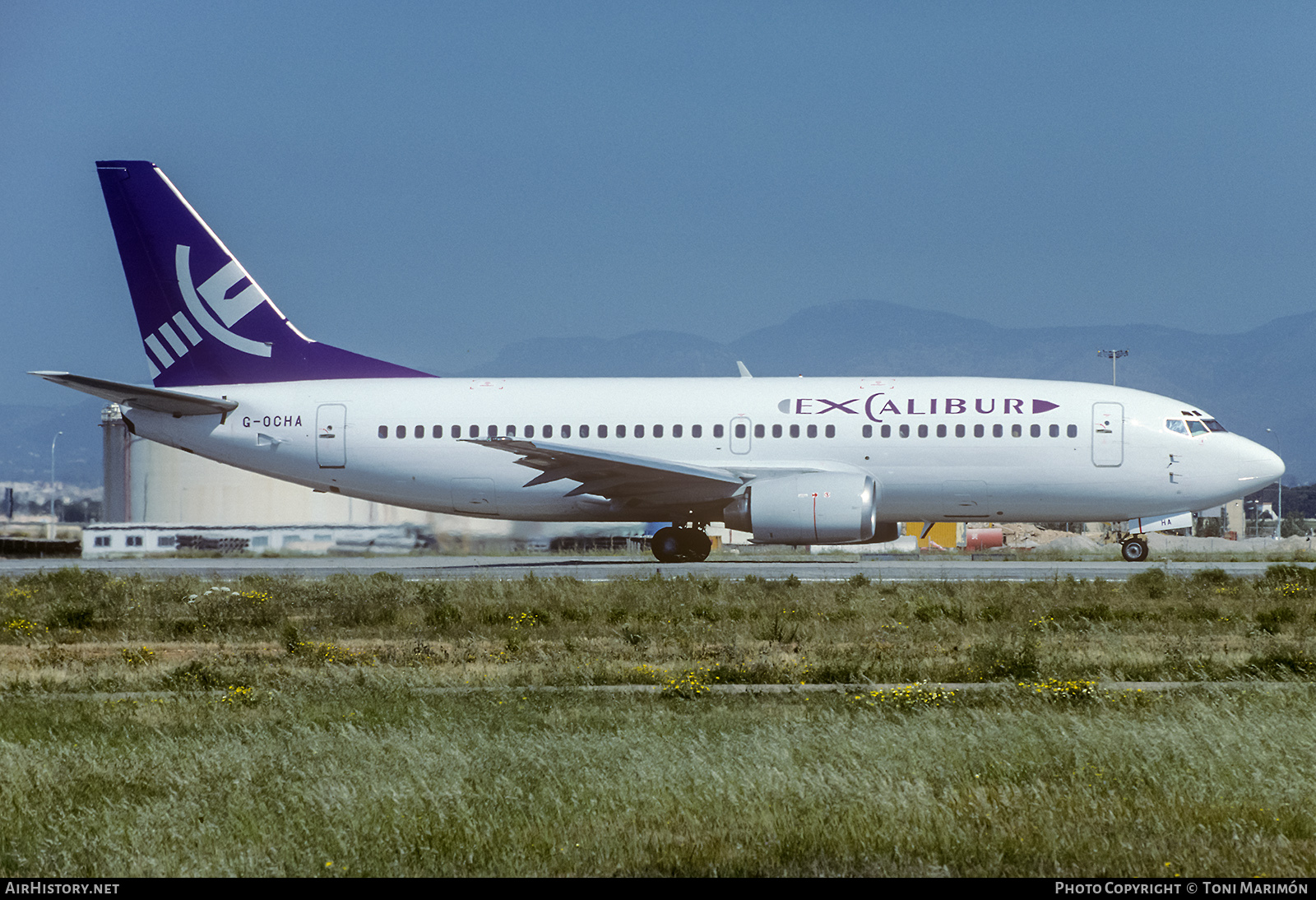 Aircraft Photo of G-OCHA | Boeing 737-3Q8 | Excalibur | AirHistory.net #101060