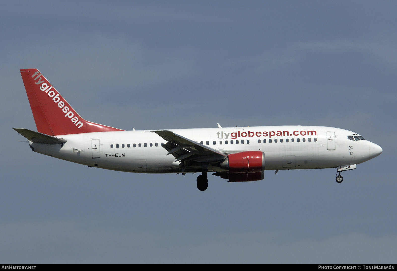 Aircraft Photo of TF-ELM | Boeing 737-3M8(QC) | Flyglobespan | AirHistory.net #101066