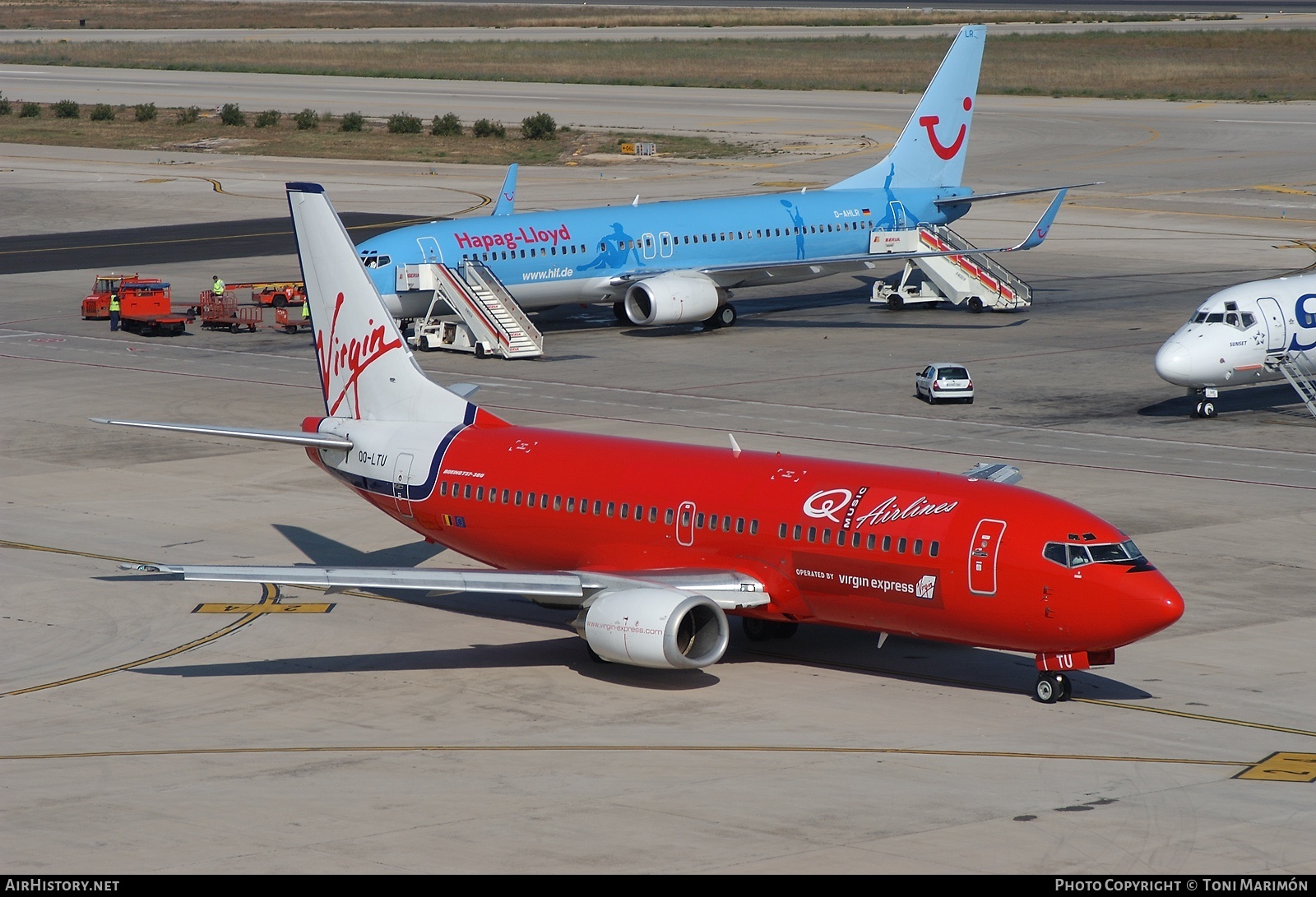 Aircraft Photo of OO-LTU | Boeing 737-33A | Virgin Express | AirHistory.net #101070