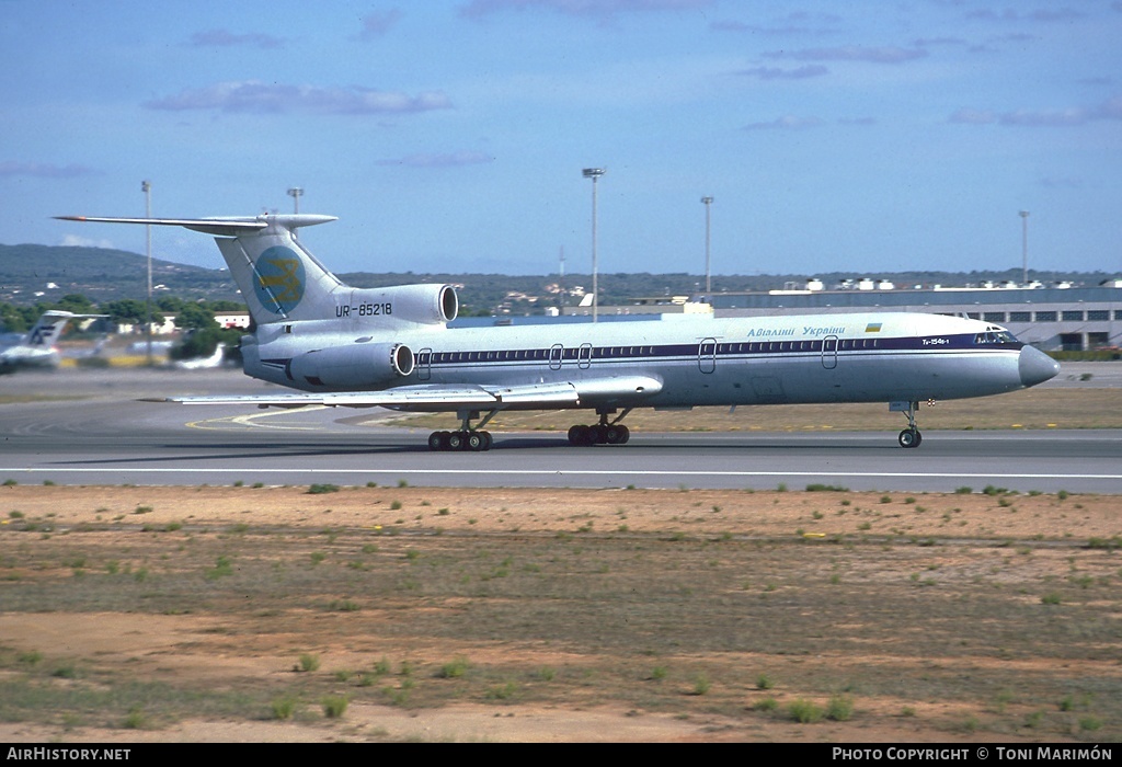 Aircraft Photo of UR-85218 | Tupolev Tu-154B | Air Ukraine | AirHistory.net #101084