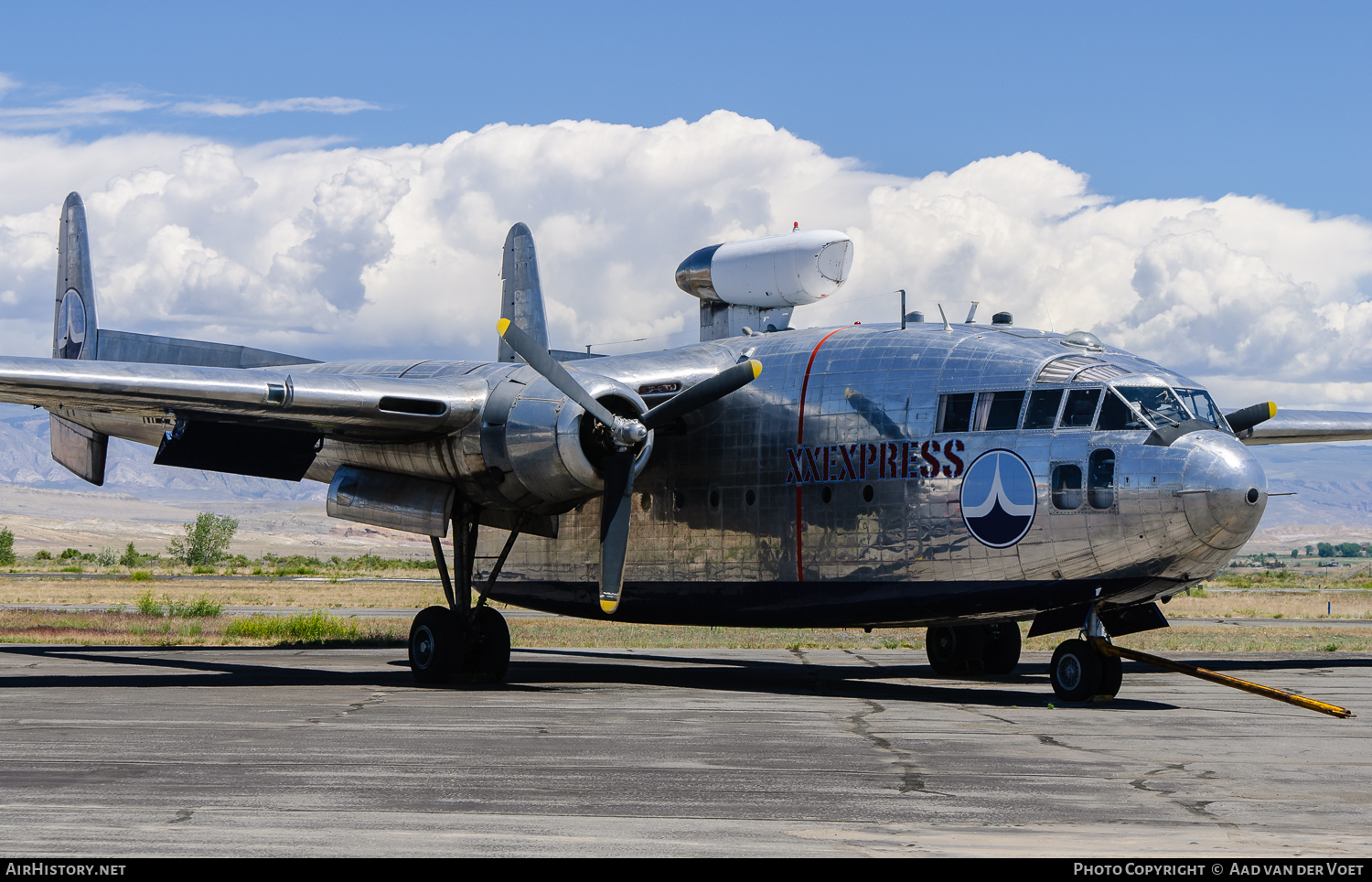 Aircraft Photo of N15501 | Fairchild C-119G Flying Boxcar | XXExpress | AirHistory.net #101089