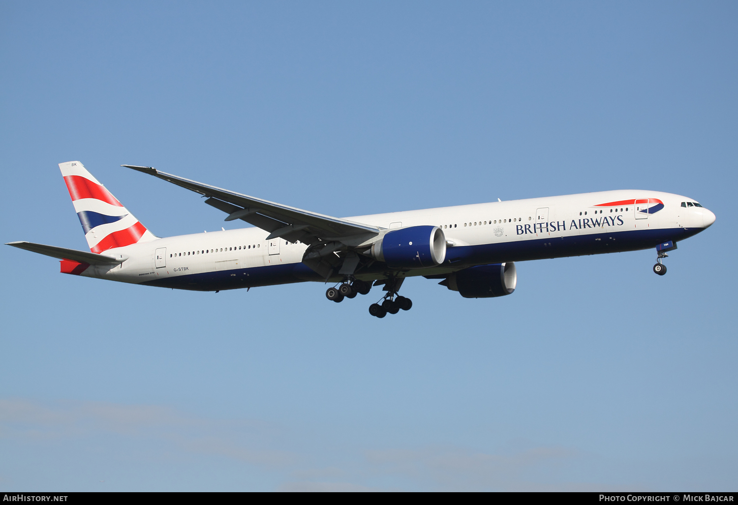 Aircraft Photo of G-STBK | Boeing 777-336/ER | British Airways | AirHistory.net #101096
