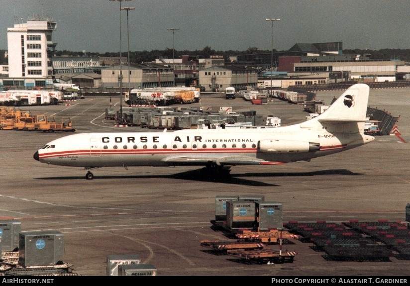 Aircraft Photo of F-BVSF | Sud SE-210 Caravelle VI-N | Corse Air International | AirHistory.net #101099