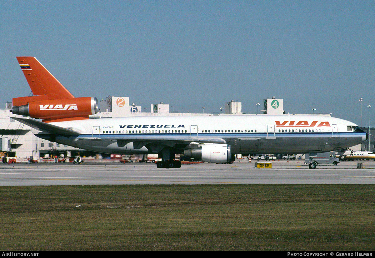 Aircraft Photo of YV-134C | McDonnell Douglas DC-10-30 | Viasa | AirHistory.net #101105