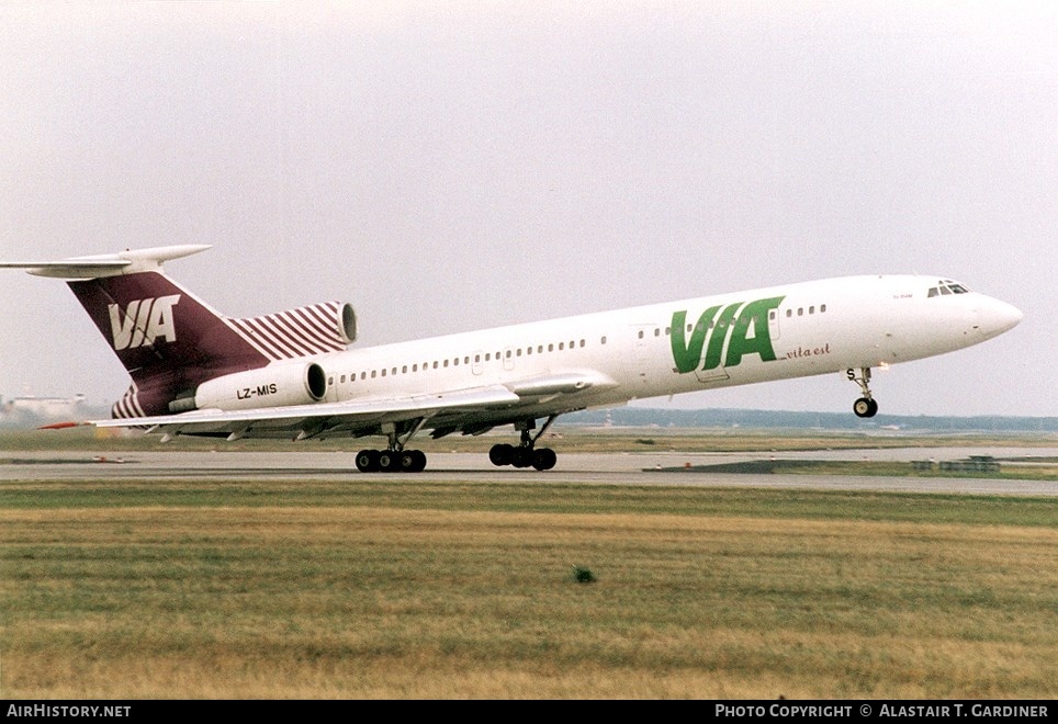 Aircraft Photo of LZ-MIS | Tupolev Tu-154M | VIA - Air VIA Bulgarian Airways | AirHistory.net #101120