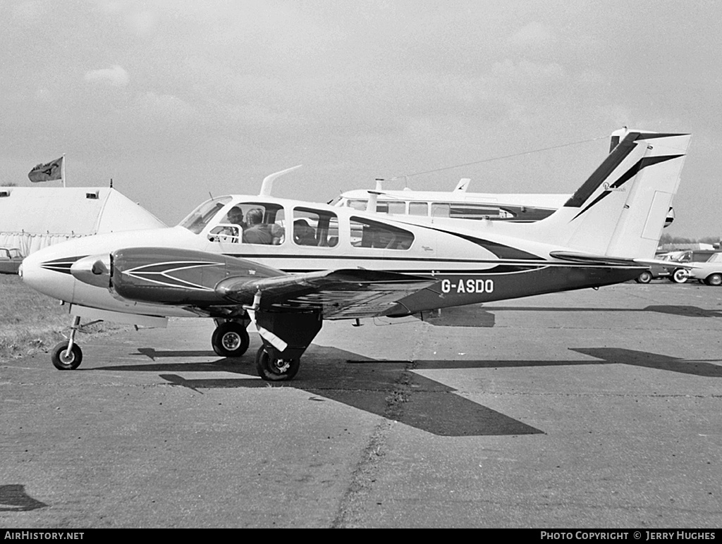 Aircraft Photo of G-ASDO | Beech A55 Baron (95-A55) | AirHistory.net #101134