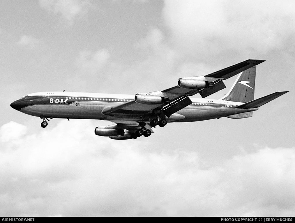 Aircraft Photo of G-APFE | Boeing 707-436 | BOAC - British Overseas Airways Corporation | AirHistory.net #101159
