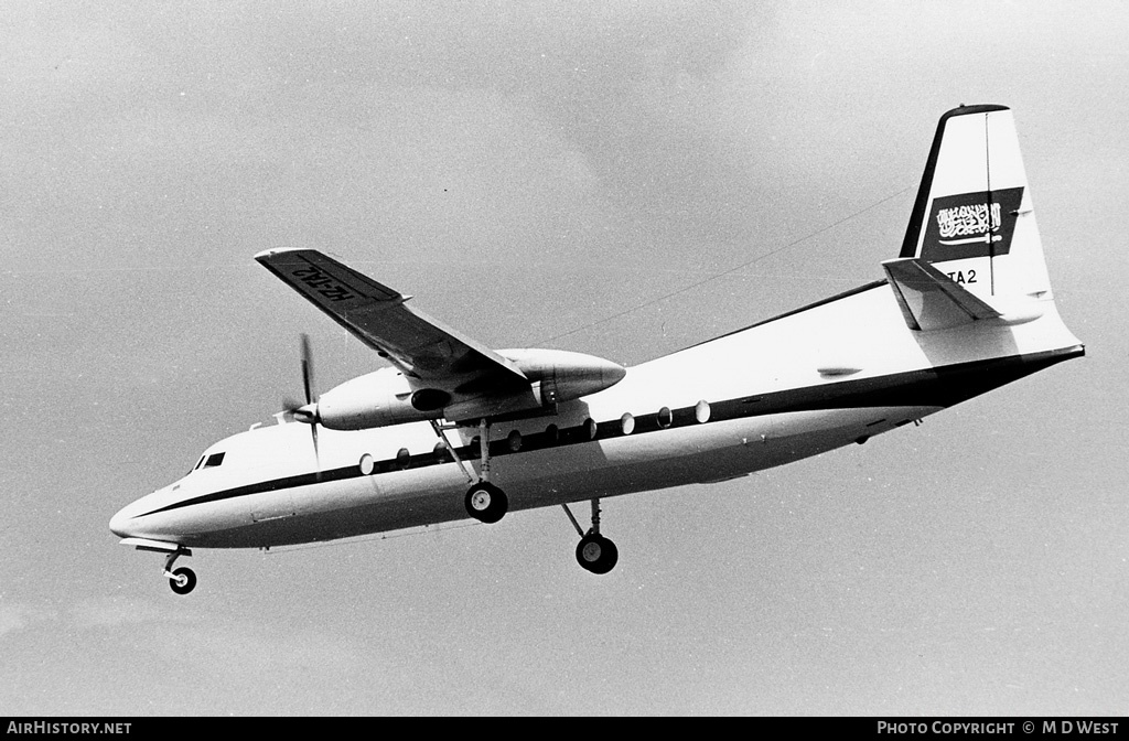 Aircraft Photo of HZ-TA2 | Fairchild F-27 | Saudi Arabian Government | AirHistory.net #101165