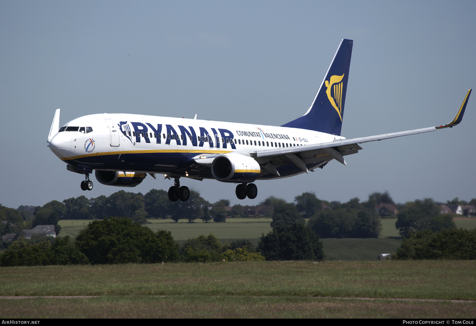 Aircraft Photo of EI-DLI | Boeing 737-8AS | Ryanair | AirHistory.net #101211