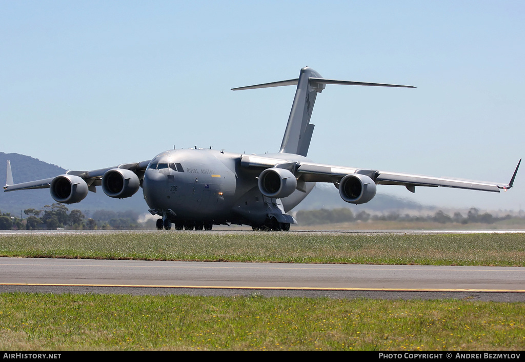 Aircraft Photo of A41-206 | Boeing C-17A Globemaster III | Australia - Air Force | AirHistory.net #101222