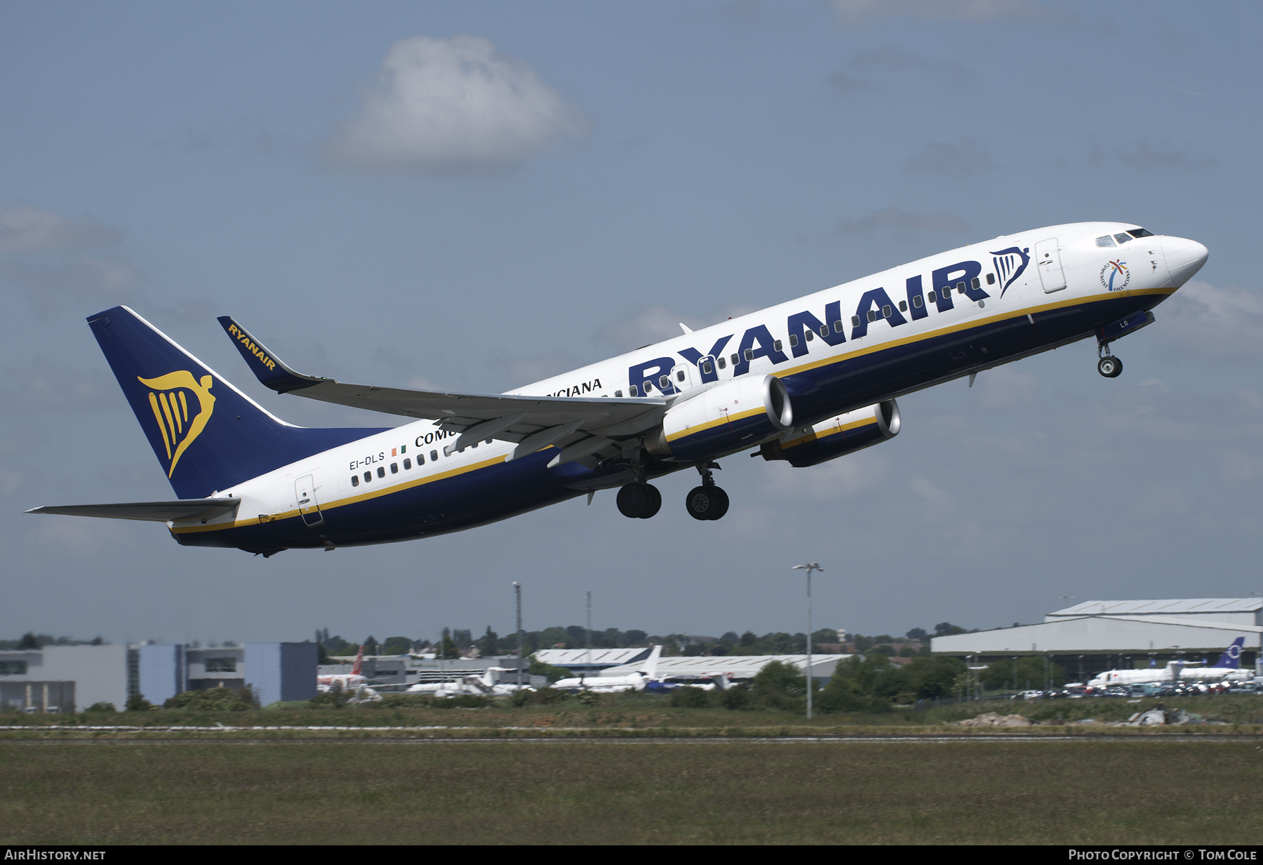 Aircraft Photo of EI-DLS | Boeing 737-8AS | Ryanair | AirHistory.net #101224
