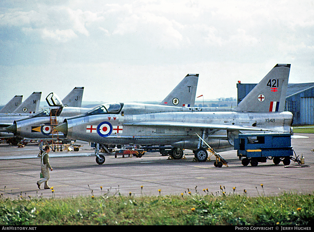 Aircraft Photo of XS421 | English Electric Lightning T5 | UK - Air Force | AirHistory.net #101230