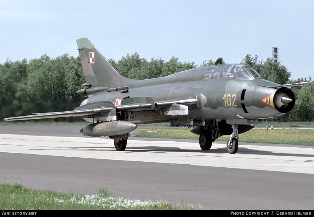 Aircraft Photo of 102 | Sukhoi Su-22UM3K | Poland - Air Force | AirHistory.net #101233