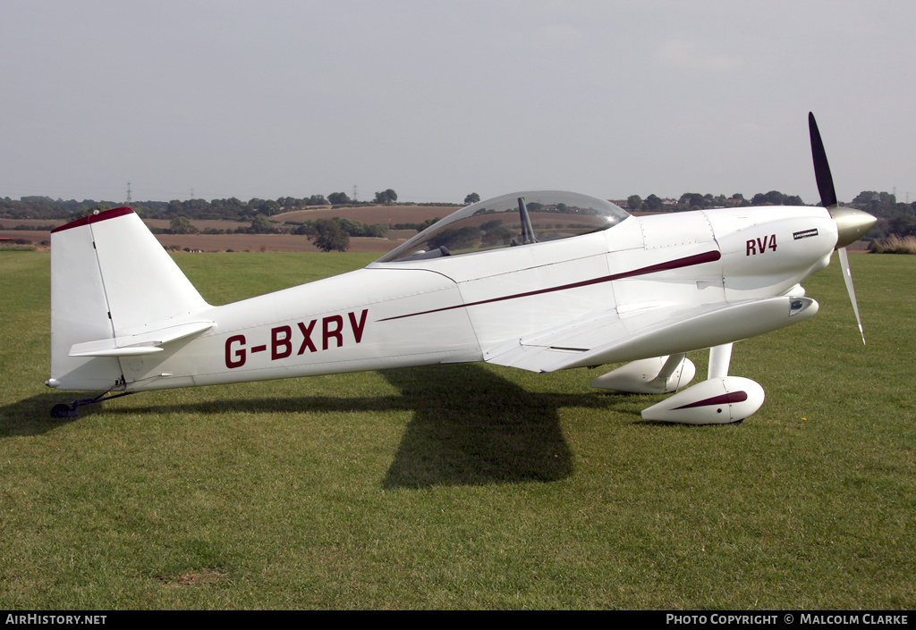 Aircraft Photo of G-BXRV | Van's RV-4 | AirHistory.net #101237