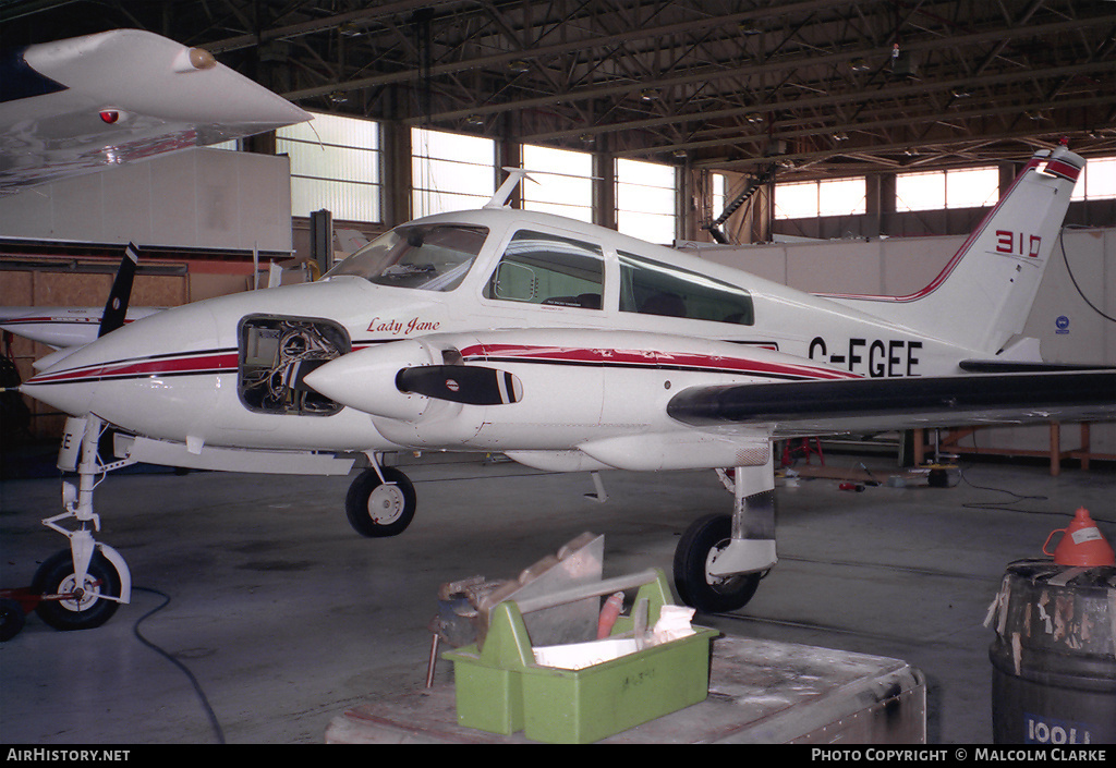 Aircraft Photo of G-EGEE | Cessna 310Q | AirHistory.net #101241
