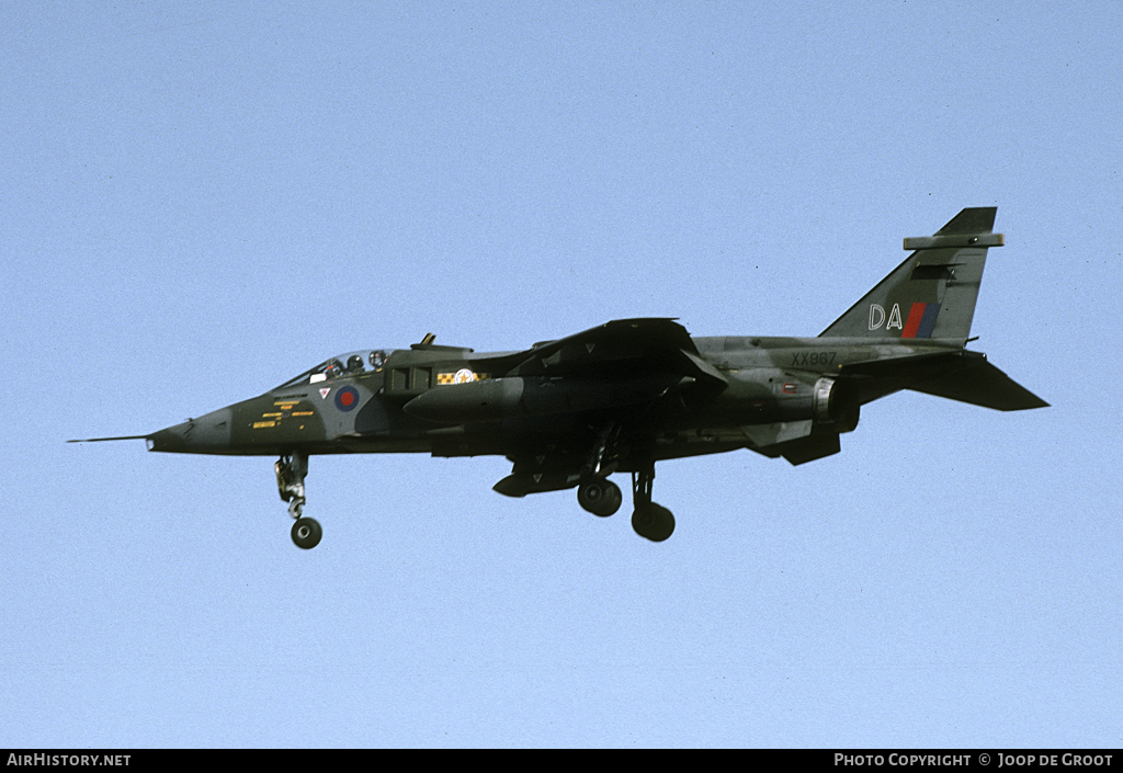 Aircraft Photo of XX967 | Sepecat Jaguar GR1 | UK - Air Force | AirHistory.net #101249