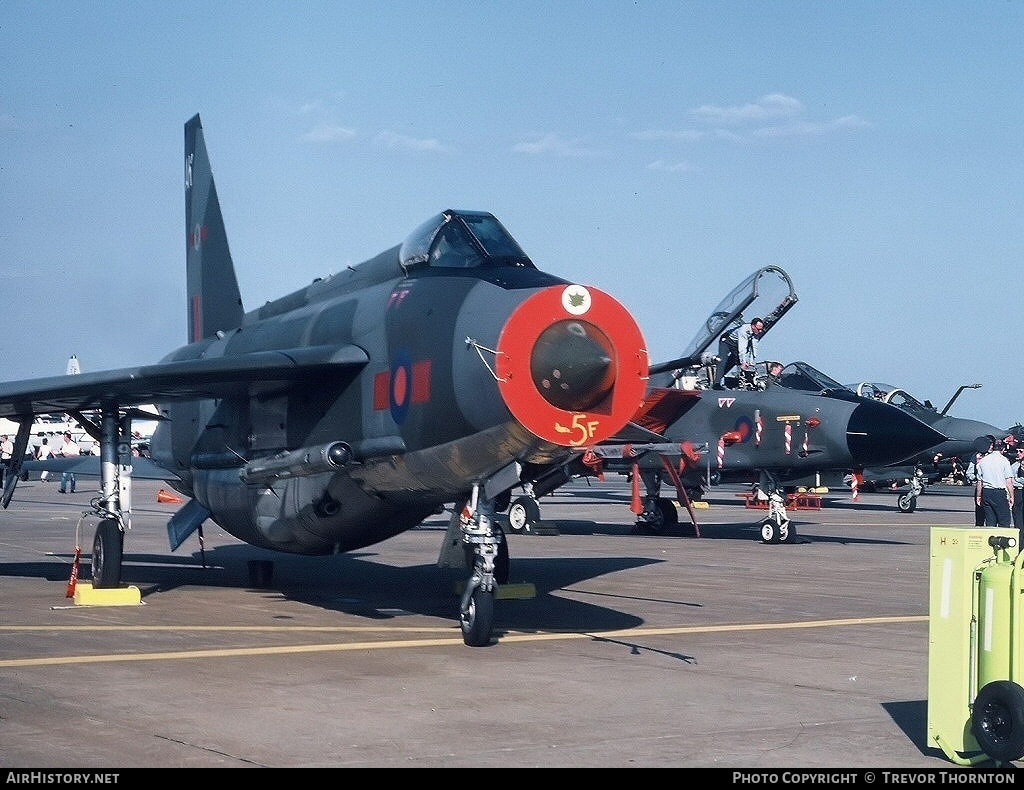 Aircraft Photo of XS895 | English Electric Lightning F6 | UK - Air Force | AirHistory.net #101253